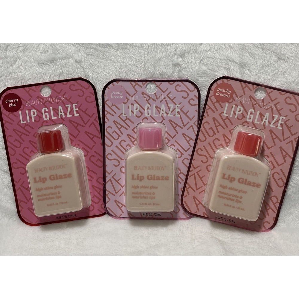 Lip Glaze - Set Of 3 -‎ Beauty Intuition  New